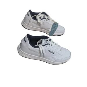 Reebok White/Navy Court Advance Unisex Tennis Shoes Size M4.5 / W6 NIB
